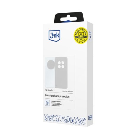 Xiaomi Redmi 15 4G / 15 5G 3mk Matt Case Pro dėklas – juodas