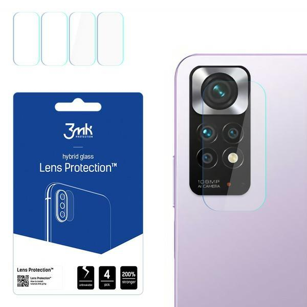 Kameros apsauga 3MK Lens Protect Xiaomi Redmi Note 11s 4G 4 vnt Kameros apsauga 3MK Lens Protect Xiaomi Redmi Note 11s 4G 4 vnt
