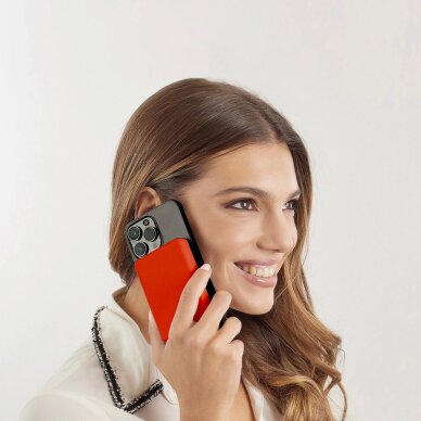 Belaidė magnetinė išorinė baterija 5000 mAh – raudona 3