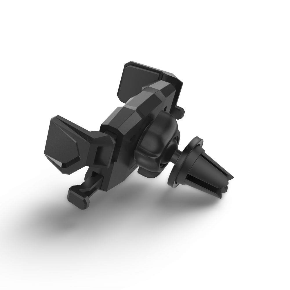 Spigen Click.R Automobilinis Telefono Laikiklis Tvirtinamas Į Groteles Juodas