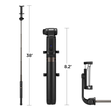 Spigen S540W Belaidė Asmenukių Lazda Su Trikoju Stovu Juoda 15 Spigen S540W Belaidė Asmenukių Lazda Su Trikoju Stovu Juoda 15