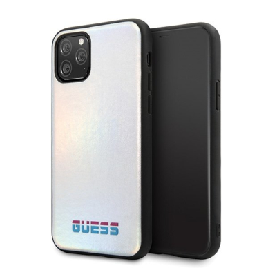 Dėklas Guess iPhone 11 Pro Iridescent Sidabrinis UGLX912 Dėklas Guess iPhone 11 Pro Iridescent Sidabrinis UGLX912