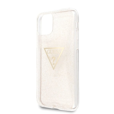 Dėklas Guess iPhone 11 Pro Glitter Triangle Auksinis UGLX912 2 Dėklas Guess iPhone 11 Pro Glitter Triangle Auksinis UGLX912 2