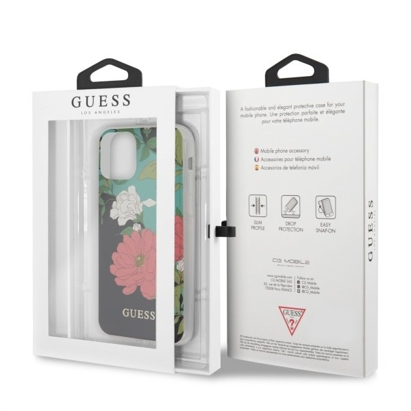 Dėklas Guess iPhone 11 Pro N°1 Flower Collection Juodas UGLX912 6 Dėklas Guess iPhone 11 Pro N°1 Flower Collection Juodas UGLX912 6