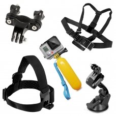 Aksesuarų rinkinys 9 IN 1 ACCESSORIES SET skirta GOPRO HERO 4 3 3+ 2 1