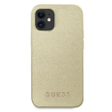 Dėklas Guess iPhone 12 mini Iridescent - Auksinis UGLX912 2 Dėklas Guess iPhone 12 mini Iridescent - Auksinis UGLX912 2