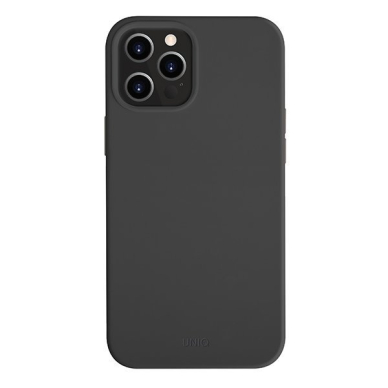 Akcija! Dėklas UNIQ etui Lino Hue iPhone 12 Pro Max Antimicrobial - Matinis Juodas UGLX912 Akcija! Dėklas UNIQ etui Lino Hue iPhone 12 Pro Max Antimicrobial - Matinis Juodas UGLX912