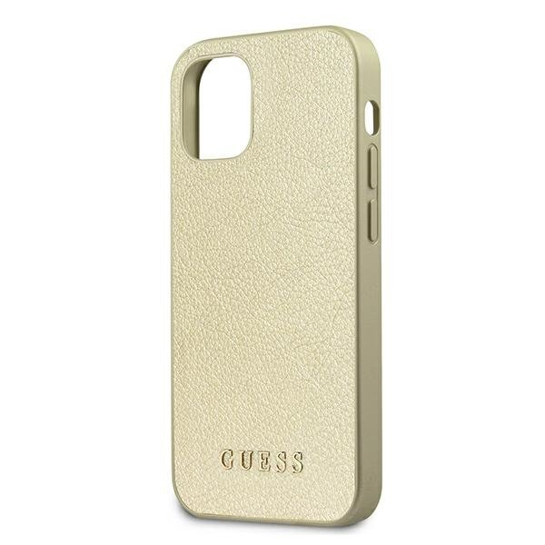 Dėklas Guess iPhone 12 mini Iridescent - Auksinis UGLX912 6 Dėklas Guess iPhone 12 mini Iridescent - Auksinis UGLX912 6