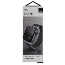 Laikrodžio apyrankė UNIQ Dante Watch 6 40mm / Watch 5 40mm / Watch 4 40mm / Watch SE 40mm laikrodžiams Pilka