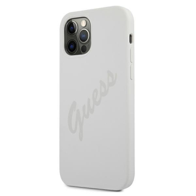 Dėklas Guess iPhone 12 Pro Max 6.7" Script Vintage - Matinis Baltas UGLX912 1 Dėklas Guess iPhone 12 Pro Max 6.7" Script Vintage - Matinis Baltas UGLX912 1