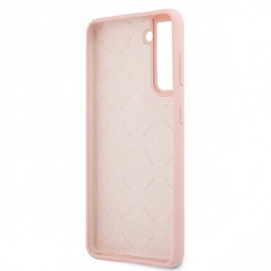 Dėklas Guess GUHCS21MLSVSPI Script Vintage Samsung Galaxy S21 Plus telefonui rožinis 6 Dėklas Guess GUHCS21MLSVSPI Script Vintage Samsung Galaxy S21 Plus telefonui rožinis 6