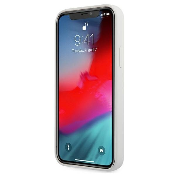 Dėklas Guess iPhone 12 Pro Max 6.7" Script Vintage - Matinis Baltas UGLX912 4