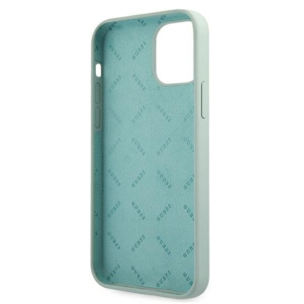 Dėklas Guess iPhone 12 mini 5.4" Silicone Vintage - Šviesiai Žalia UGLX912 6 Dėklas Guess iPhone 12 mini 5.4" Silicone Vintage - Šviesiai Žalia UGLX912 6