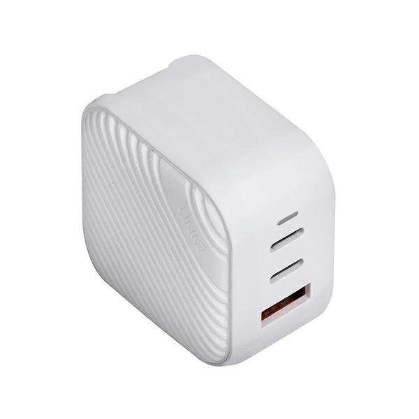 Buitinis Pakrovėjas UNIQ Verge Pro 66W Gan USB-C Baltas 2 Buitinis Pakrovėjas UNIQ Verge Pro 66W Gan USB-C Baltas 2