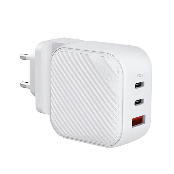 Buitinis Pakrovėjas UNIQ Verge Pro 66W Gan USB-C Baltas 3 Buitinis Pakrovėjas UNIQ Verge Pro 66W Gan USB-C Baltas 3