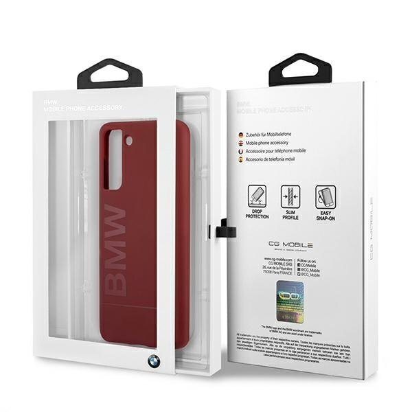Dėklas BMW BMHCS21MSLBLRE Silicone Signature Logo Samsung Galaxy S21 telefonui raudonas 7 Dėklas BMW BMHCS21MSLBLRE Silicone Signature Logo Samsung Galaxy S21 telefonui raudonas 7