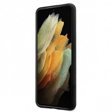 Dėklas US Polo USHCS21MSLHRTBK Silicone On Tone Samsung Galaxy S21 Plus telefonui juodas 4