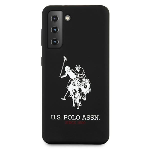 Dėklas US Polo USHCS21MSLHRBK Silicone Logo Samsung Galaxy S21 Plus telefonui juodas 2 Dėklas US Polo USHCS21MSLHRBK Silicone Logo Samsung Galaxy S21 Plus telefonui juodas 2