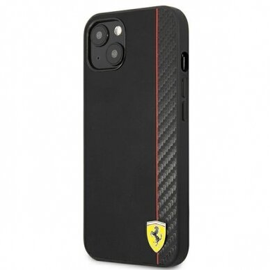 Telefono Dėklas Ferrari FESAXHCP13SBK iPhone 13 mini 5.4" Juodas KOW068 1