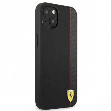 Telefono Dėklas Ferrari FESAXHCP13SBK iPhone 13 mini 5.4" Juodas KOW068 3