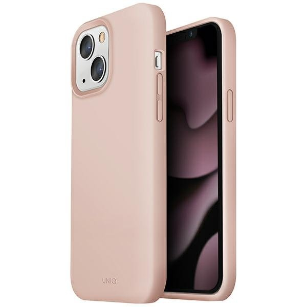 Telefono Dėklas UNIQ etui Lino iPhone 13 6,1" Matinis Rožinis KOW068 Telefono Dėklas UNIQ etui Lino iPhone 13 6,1" Matinis Rožinis KOW068