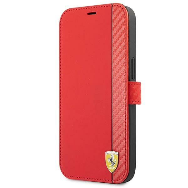 Telefono Dėklas Ferrari FESAXFLBKP13SRE iPhone 13 mini 5.4" Raudonas KOW068 Telefono Dėklas Ferrari FESAXFLBKP13SRE iPhone 13 mini 5.4" Raudonas KOW068