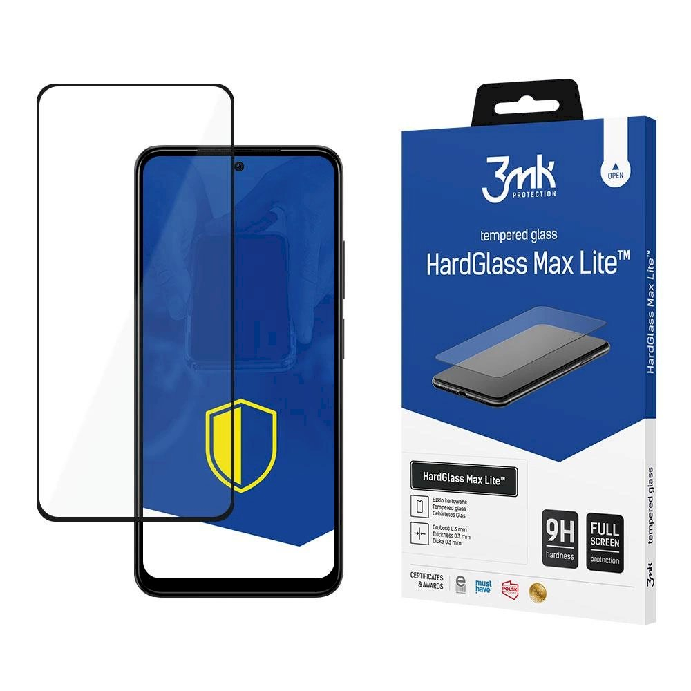 9H 3mk HardGlass Max Lite™ Apsauginis stiklas Xiaomi Redmi Note 12s 9H 3mk HardGlass Max Lite™ Apsauginis stiklas Xiaomi Redmi Note 12s