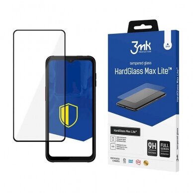 9H 3mk HardGlass Max Lite™ Apsauginis stiklas Samsung Galaxy XCover 7 9H 3mk HardGlass Max Lite™ Apsauginis stiklas Samsung Galaxy XCover 7