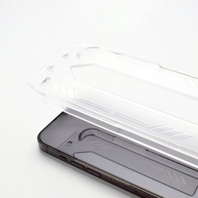 Apsuginis stiklas 9H iPhone 13 Wozinsky Premium Glass - Juodas 9