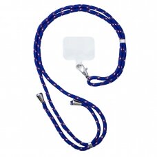 A stylish cord lanyard with an inlay for the key phone, pattern 10