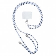 A stylish cord lanyard with an inlay for the key phone, pattern 7