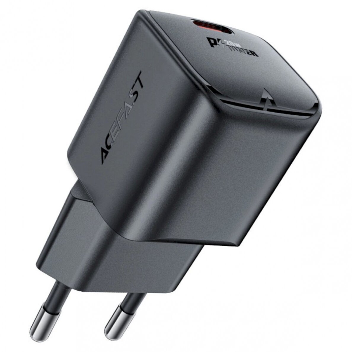 Acefast A73 Mini PD 20W GaN USB-C wall Įkroviklis - Juodas 4 Acefast A73 Mini PD 20W GaN USB-C wall Įkroviklis - Juodas 4