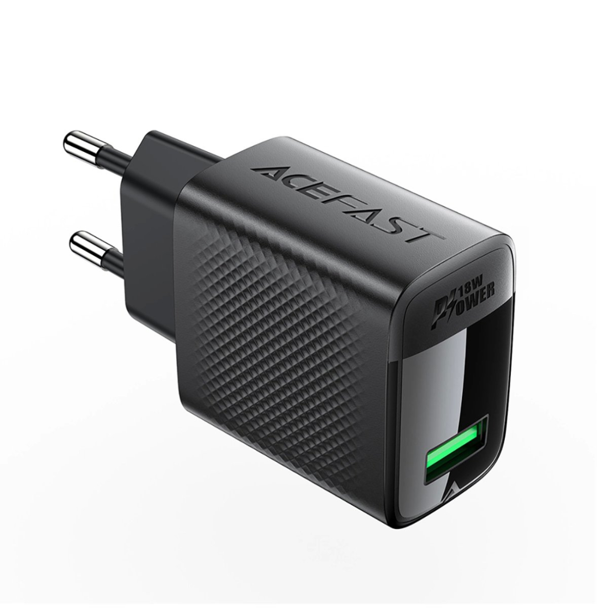 Acefast A90 GaN USB-A QC 18W tinklo įkroviklis – juodas 1