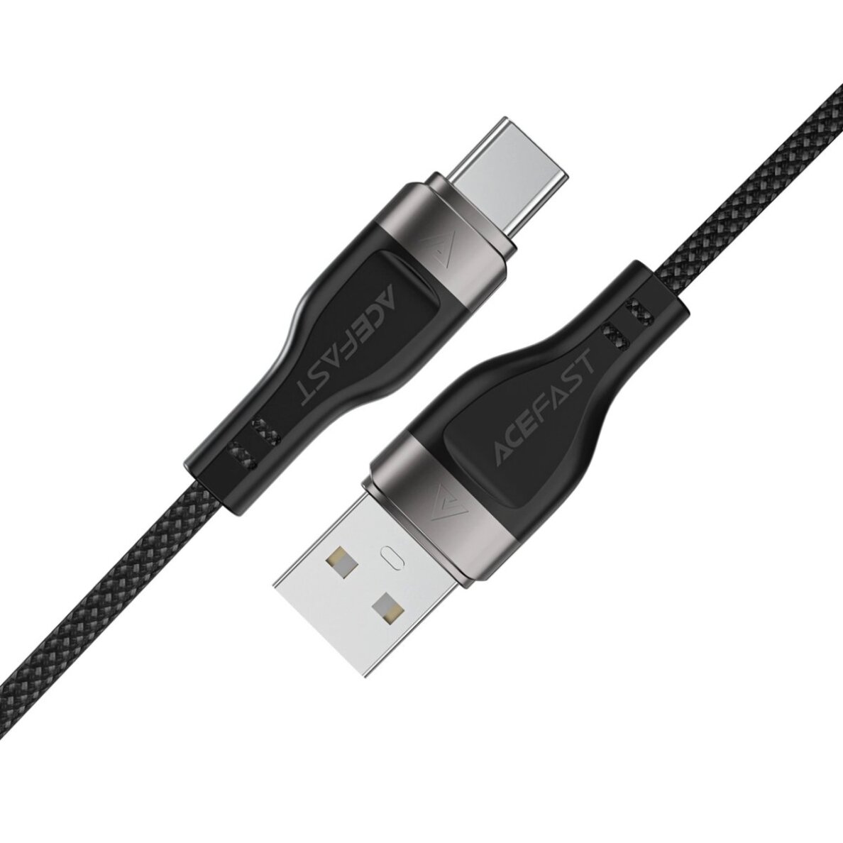 Krovimo kabelis Acefast C11-04 USB-A – USB-C 3 A 1.2 m magnetinis pintas – juodas 1 Krovimo kabelis Acefast C11-04 USB-A – USB-C 3 A 1.2 m magnetinis pintas – juodas 1