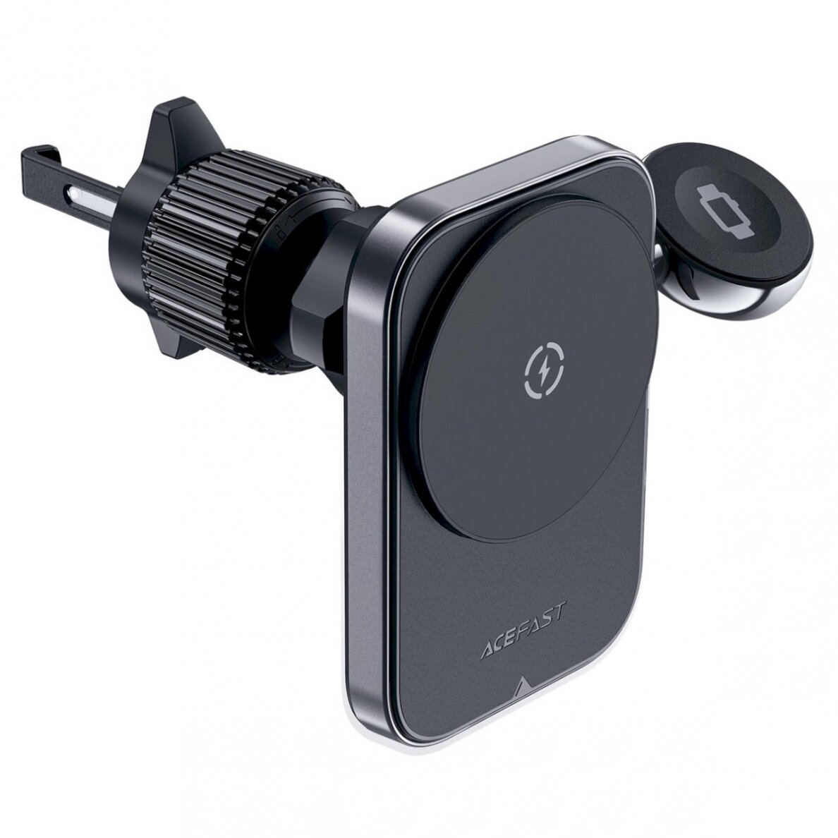 Acefast D18 laikiklis MagSafe / Qi inductive Įkroviklis + USB-A USB-C kabelis - Juodas 2 Acefast D18 laikiklis MagSafe / Qi inductive Įkroviklis + USB-A USB-C kabelis - Juodas 2