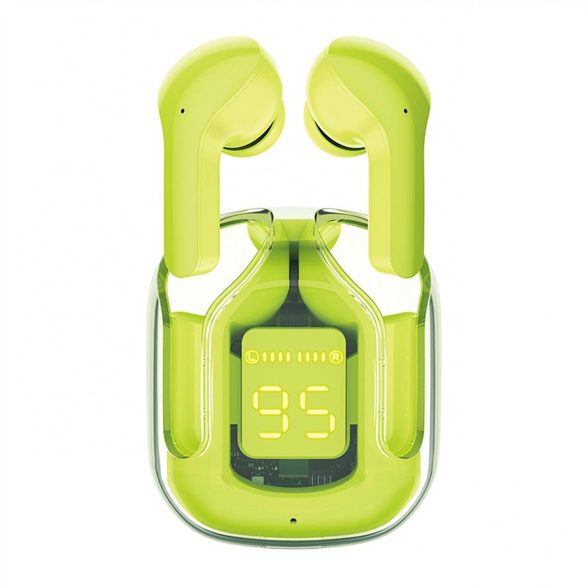 Ausinės Acefast in -ear wireless headphones TWS Bluetooth Žalios (T6 youth green) 12 Ausinės Acefast in -ear wireless headphones TWS Bluetooth Žalios (T6 youth green) 12