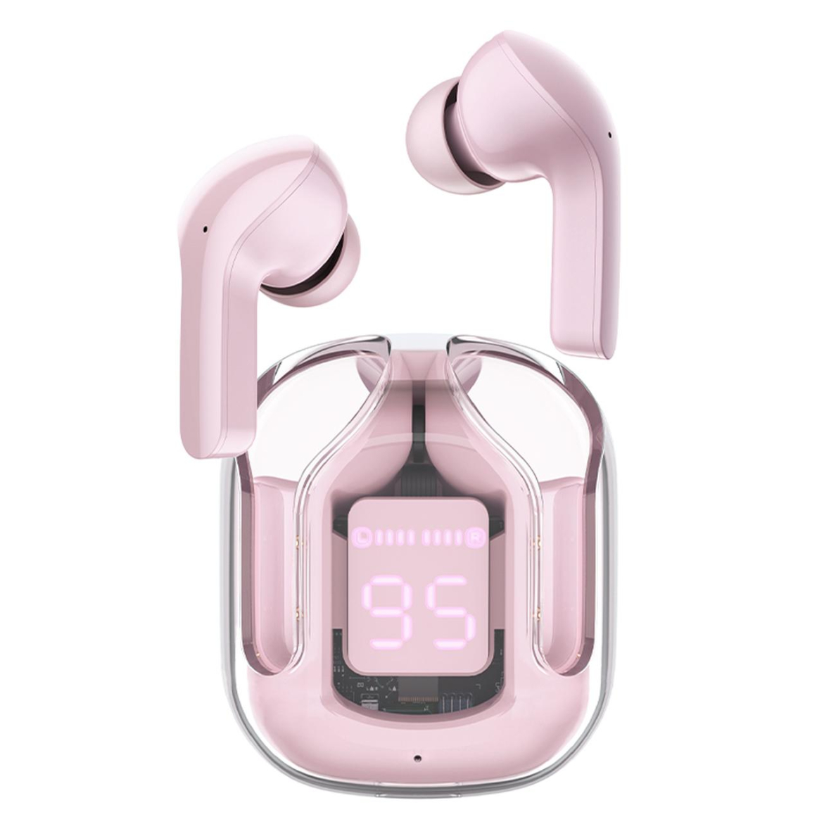 Ausinės Acefast in -ear wireless headphones TWS Bluetooth Rožinės (T6 pink lotus) 12 Ausinės Acefast in -ear wireless headphones TWS Bluetooth Rožinės (T6 pink lotus) 12