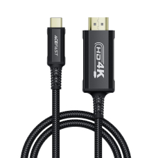 Acefast C1 USB-C / HDMI vaizdo kabelis 4K 60Hz HDR 1.8 m – juodas
