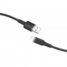 Kabelis Acefast MFI USB - Lightning 1.2m, 2.4A Juodas (C2-02)