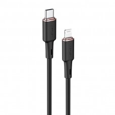Kabelis Acefast MFI USB Type C - Lightning 1.2m, 30W, 3A Juodas (C2-01)