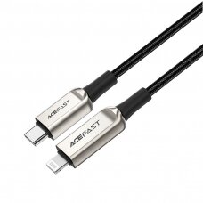 Kabelis Acefast MFI USB Type C - Lightning 1.2m, 30W, 3A Pilkas (C6-01)