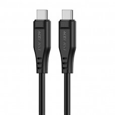 Kabelis Acefast USB Type C - USB Type C 1.2m Juodas (C3-03)