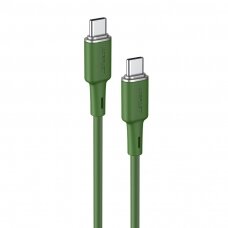 Kabelis Acefast USB Type C - USB Type C 1.2m Žalias (C2-03)