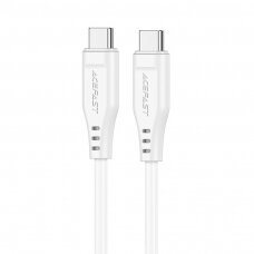 Kabelis Acefast USB Type C - USB Type C 1.2m, 60W (20V / 3A) Baltas (C3-03)