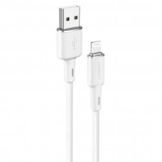 Kabelis Acefast MFI USB - Lightning 1.2m, 2.4A Baltas (C2-02)