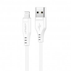 Acefast MFI USB cable - Lightning 1.2m, 2.4A Baltas (C3-02 white)