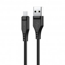 Kabelis Acefast USB - micro USB 1.2m, 2.4A Juodas (C3-09)