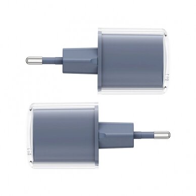 Acefast A53 PD 30W GaN USB-C Įkroviklis display - Pilkas 1 Acefast A53 PD 30W GaN USB-C Įkroviklis display - Pilkas 1