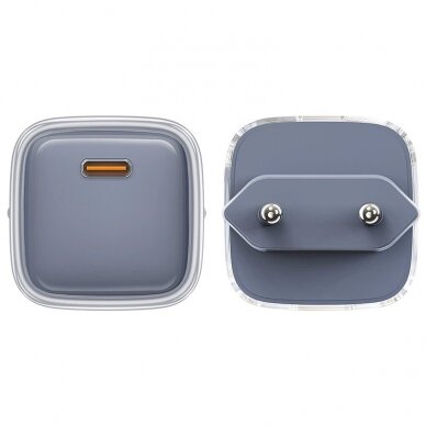 Acefast A53 PD 30W GaN USB-C Įkroviklis display - Pilkas 3 Acefast A53 PD 30W GaN USB-C Įkroviklis display - Pilkas 3