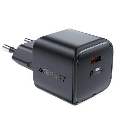 Acefast A77 Mini PD 30W GaN USB-C wall Įkroviklis - Juodas 3 Acefast A77 Mini PD 30W GaN USB-C wall Įkroviklis - Juodas 3